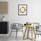 Stupell Industries Circle Of Coffee Mugs Black Framed Floater Canvas Wall Art, design by Arlington Prints